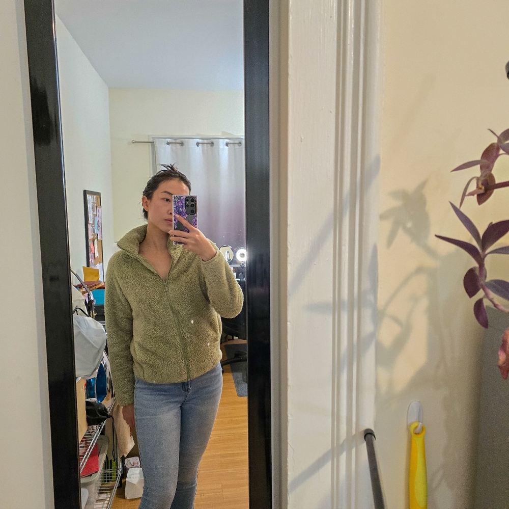 Uniqlo Fluffy Yarn Fleece Full-Zip Jacket (XS)